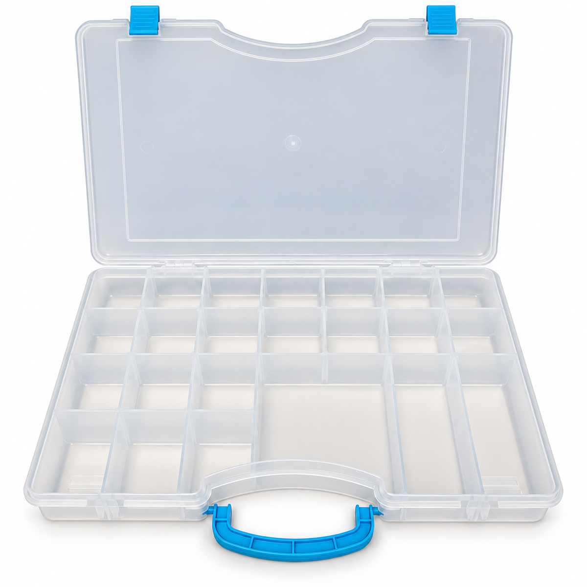 Portable Adjustable Organizer Case with Handle | 5–23 Compartments - DIY Craft Set