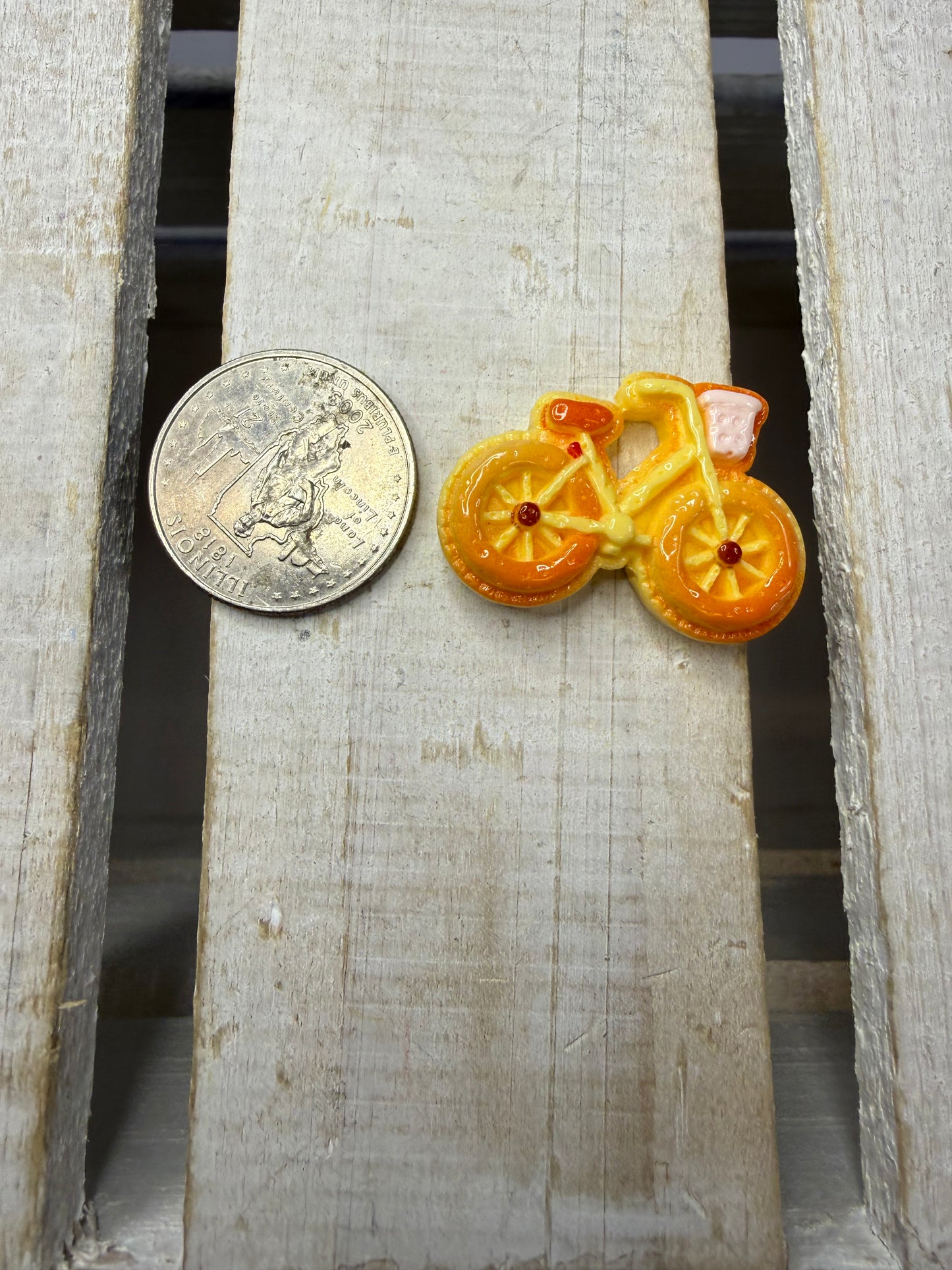 Mini Bike Trinket Bicycle with Basket- Speech Therapy Mini Objects