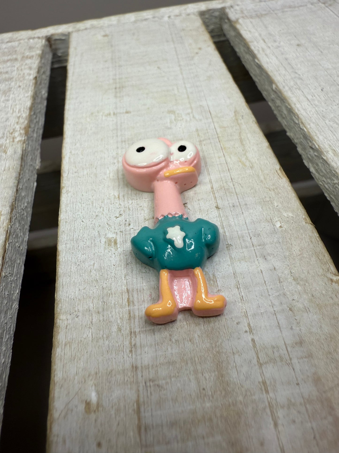 Bibelot d'autruche miniature Mini objets orthophonie objets Alphabet lettre O Montessori objets sonores miniatures