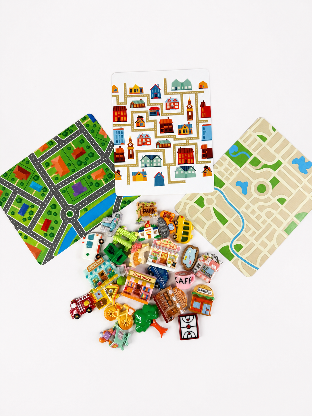 Community Helpers Language Task Box | Around the Town Mini Objects