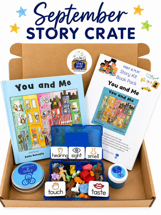 Story Crate Book Activity Box – Monthly Book, Mini Objects and Activities - Create with a Story Crate