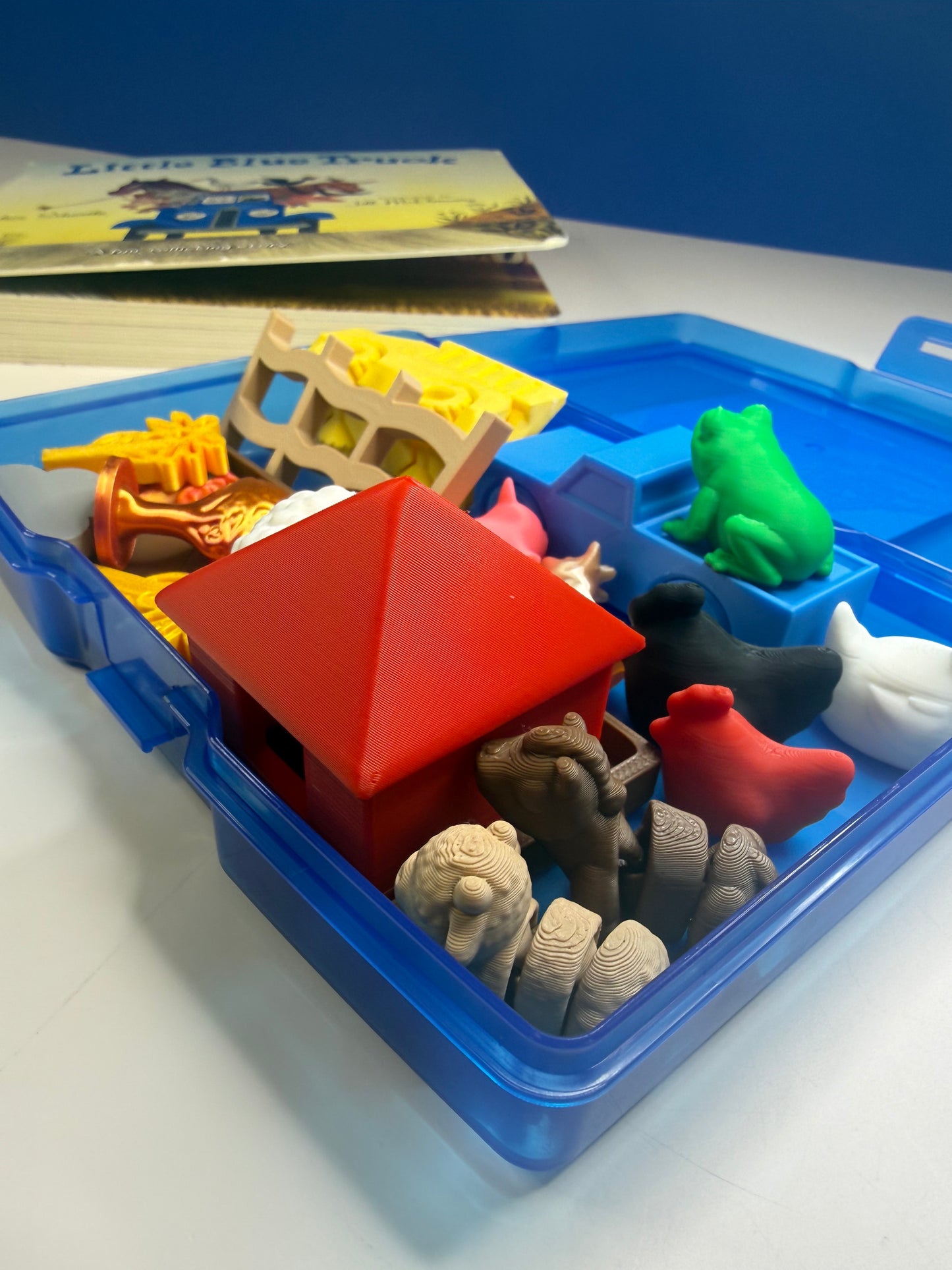 Little Blue Truck Story Kit Mini Objects - Speech Therapy Preschool Story Set