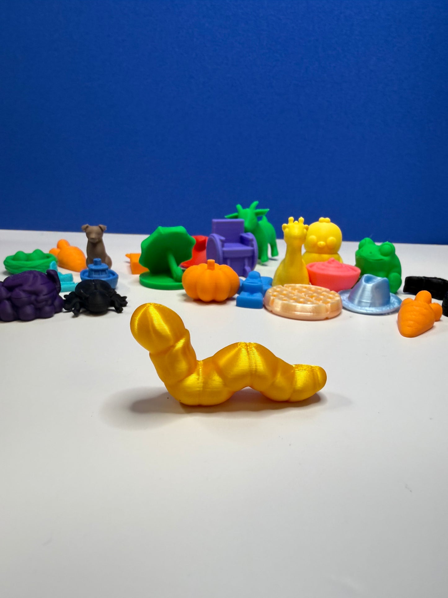 Mini Worm Trinket– Bug Theme Minis for Speech Therapy -  3D Printed | Talkets™
