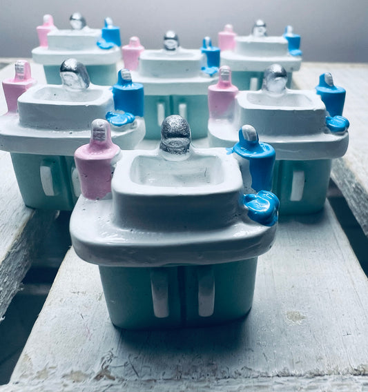 Miniature SINK Trinket  Mini Objects Speech Therapy House Theme Task Box Dollhoise Sink Kitchen Bathroom
