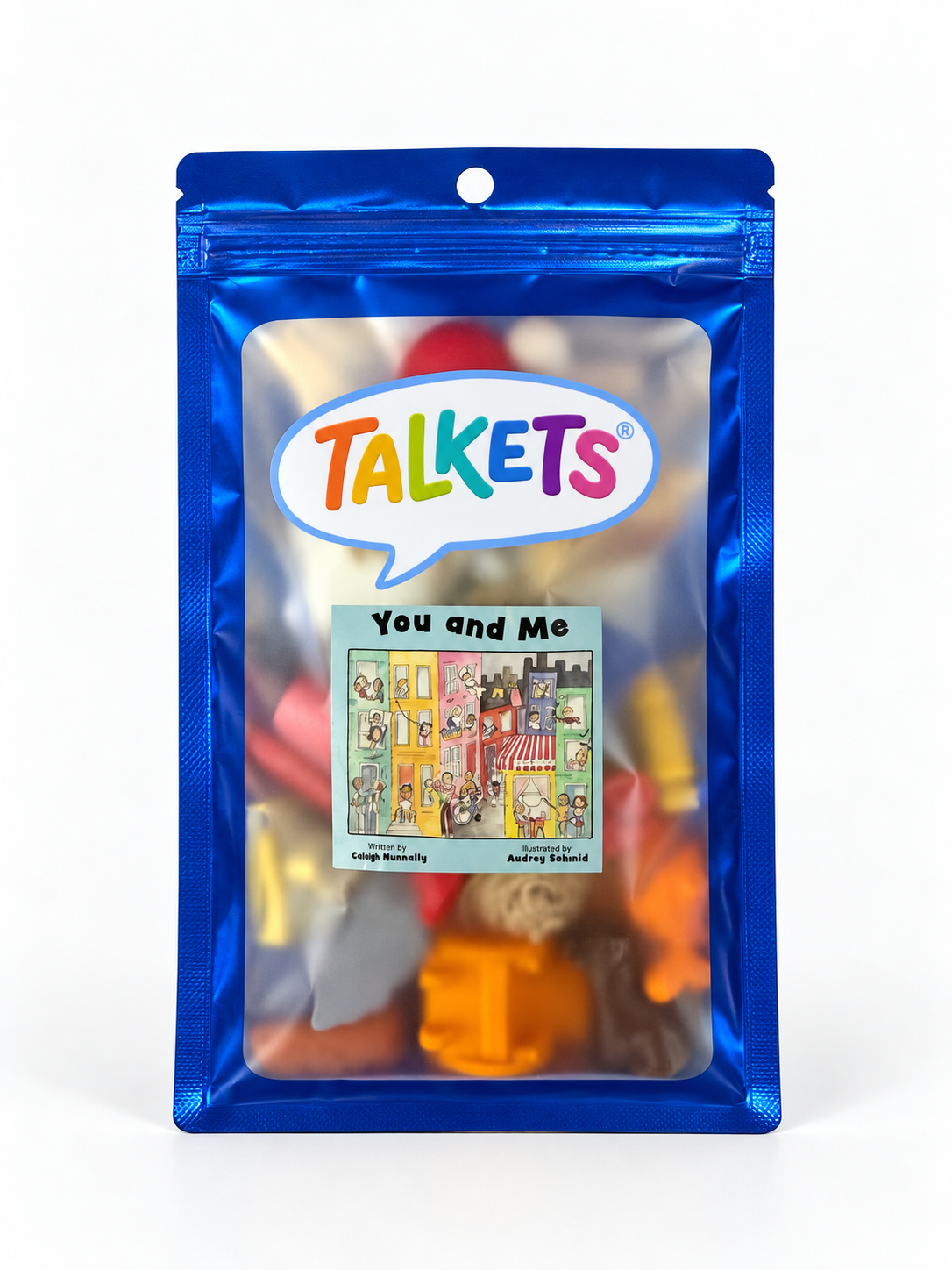 Senses Theme Book Set - Story Prop Mini Objects - Speech Therapy Set - You & Me Book about Differences