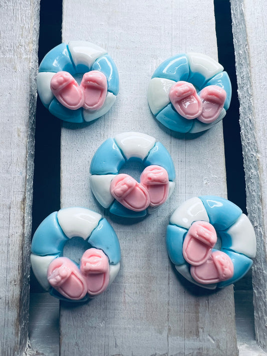 Miniature Raft Swim Float Mini Life Preserver Ring Trinket Minis for Speech Therapy  Summer Theme Minis Say and Play Trinkets Doodads