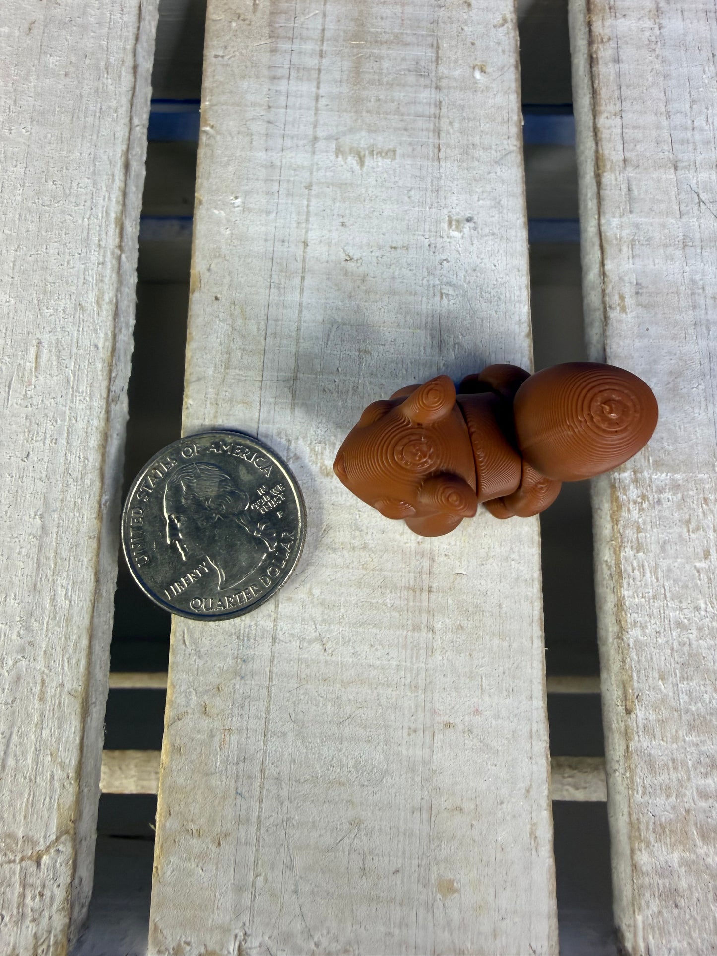 Mini squirrel – Twisty Mini Object for Speech Therapy & Alphabet Trinket Activities | 3D Printed | Talkets™