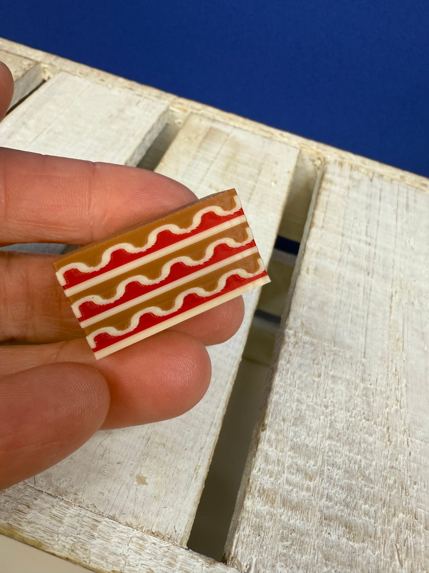 Miniature Lasagna 3d printed food minis for speech therapy and more
