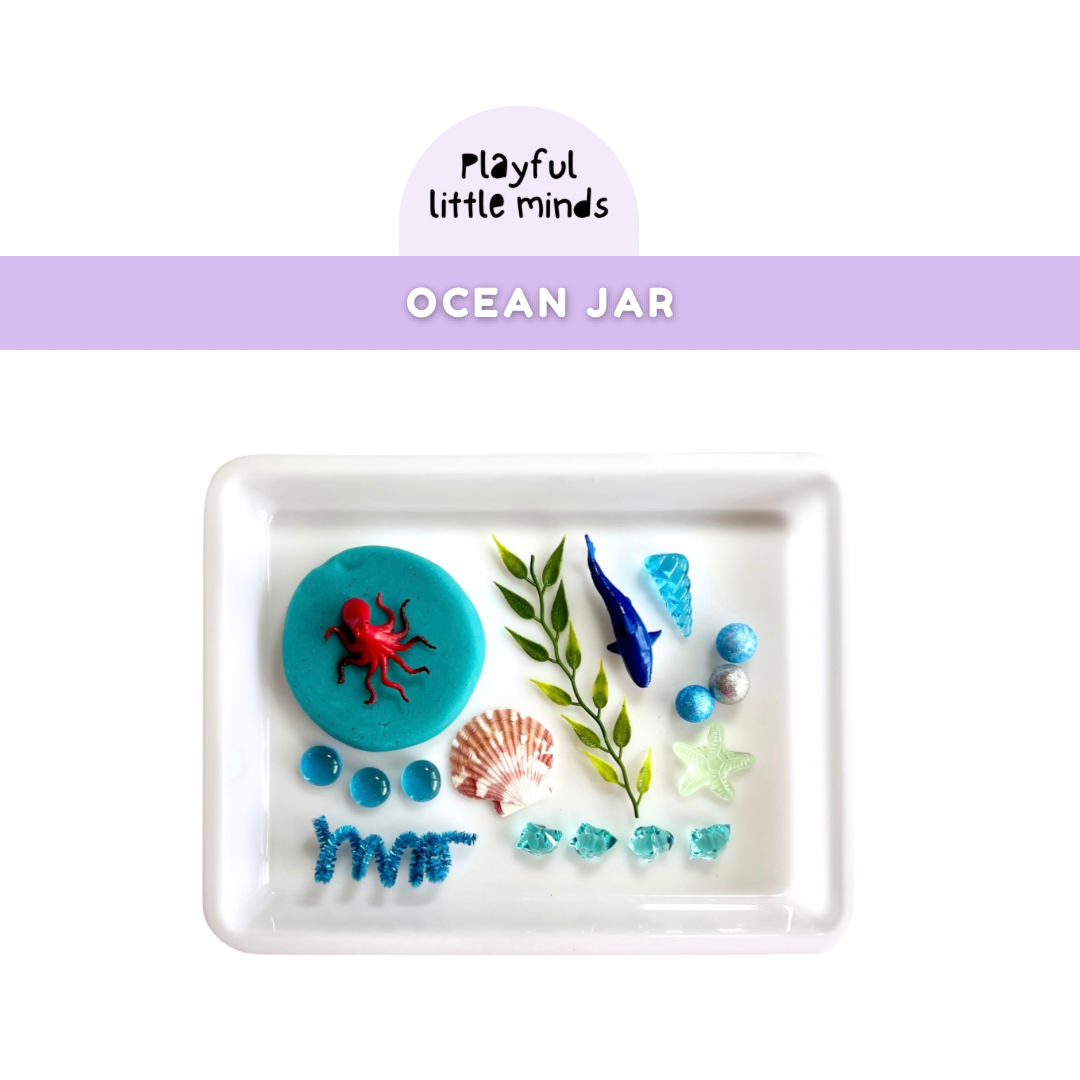 Ocean Creatures Sensory Play Dough Kit Ocean Minis