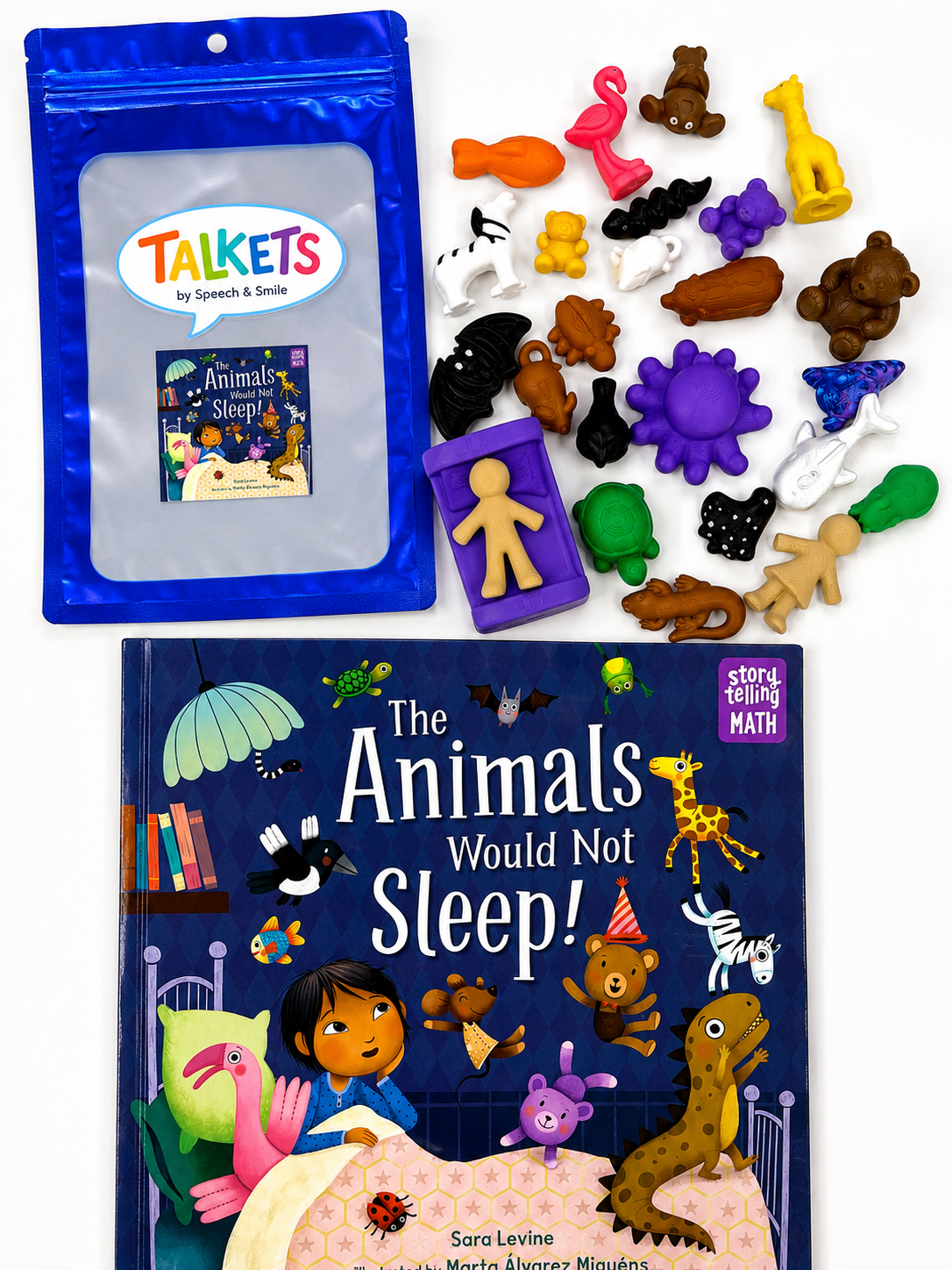 The Animals Would Not Sleep Mini Objects | Book Companion Story Props | Sorting, Counting & Language Activity