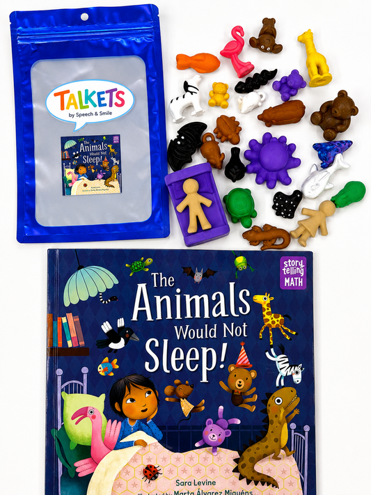 The Animals Would Not Sleep Mini Objects | Book Companion Story Props | Sorting, Counting & Language Activity