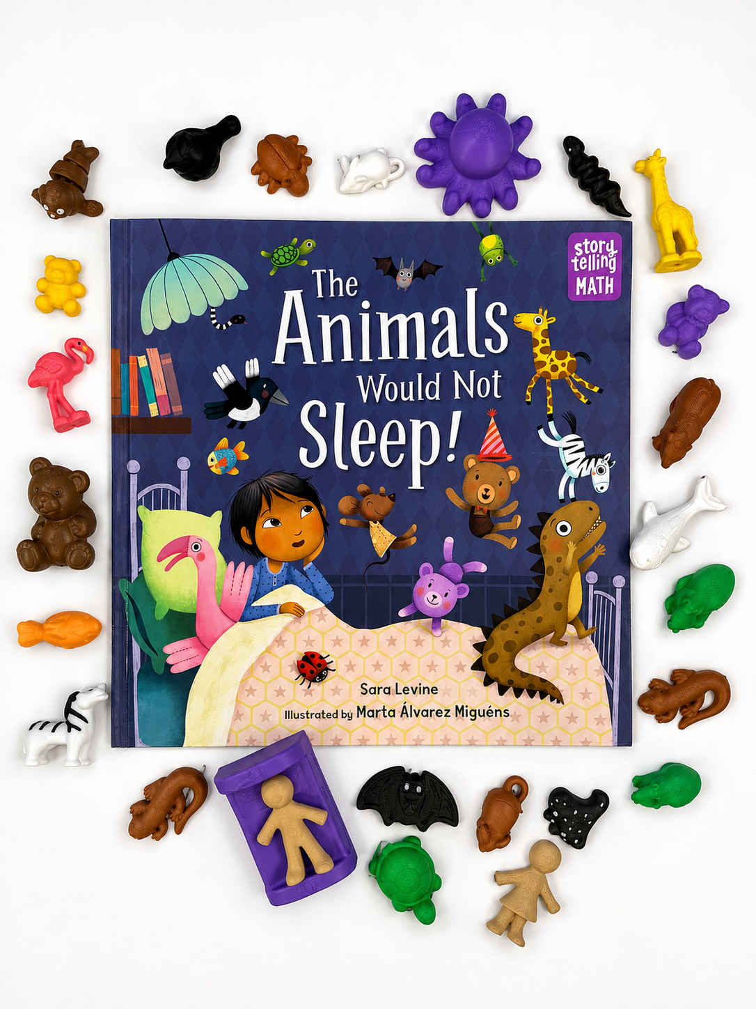 The Animals Would Not Sleep Mini Objects | Book Companion Story Props | Sorting, Counting & Language Activity