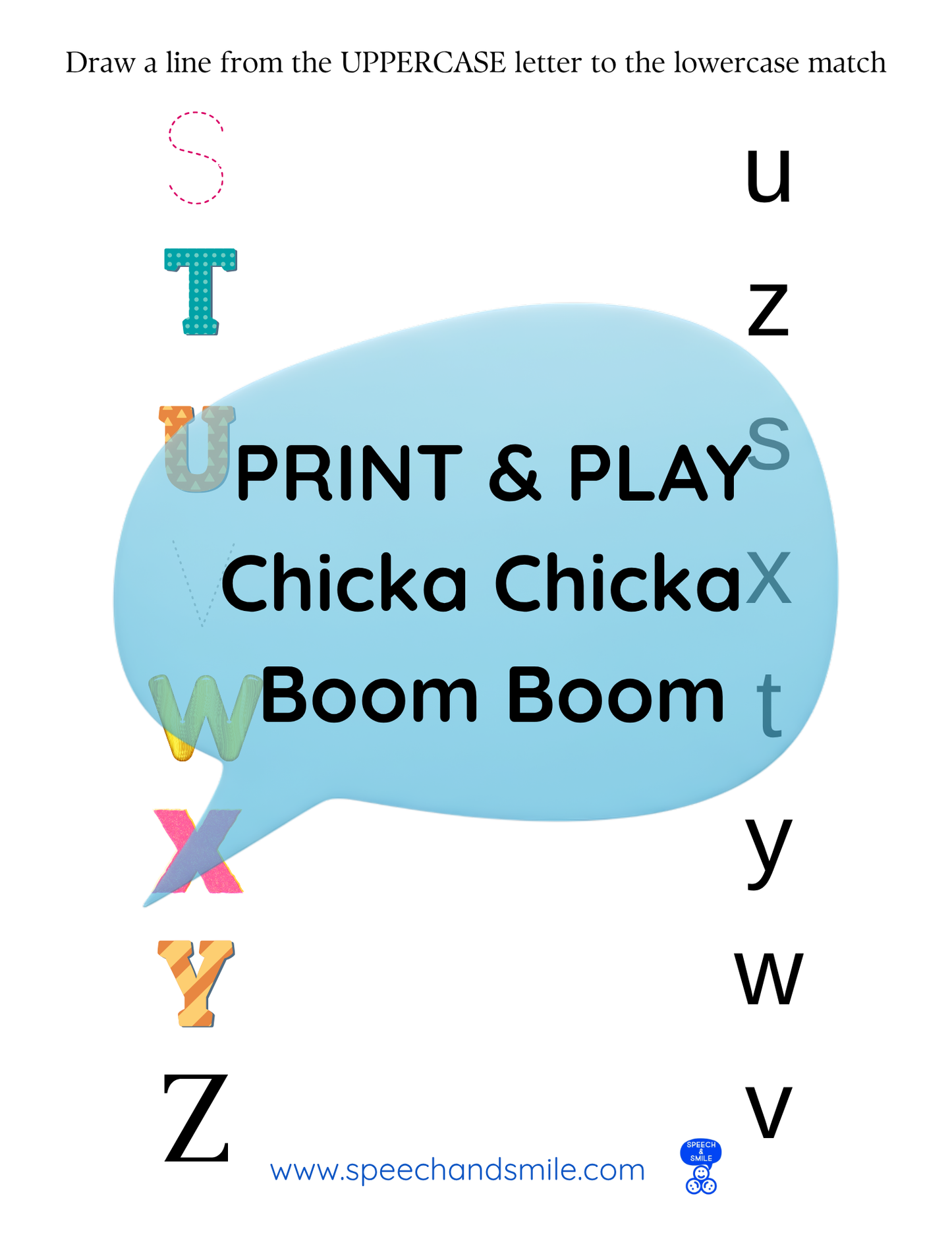Say and Play Story Kit Book Pack – Chicka Chicka Boom Boom Companion PRINTABLE ACTIVITIES Speech & Language Instant Download Book Extension
