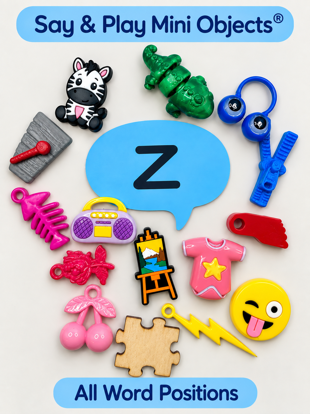 Speech Therapy Mini Objects - Pick Your Sound INDIVIDUAL BAGS Speech Therapy Trinkets