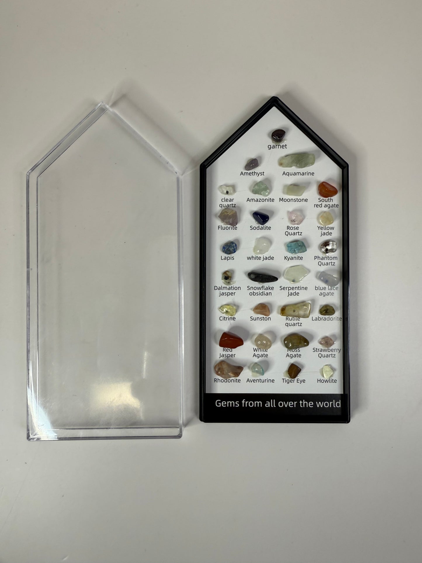 Mini Gemstone Identifier Key – 20+ Real Gemstones Tactile Rock ID Guide - Rock & Gem Mini Guide Rock Science