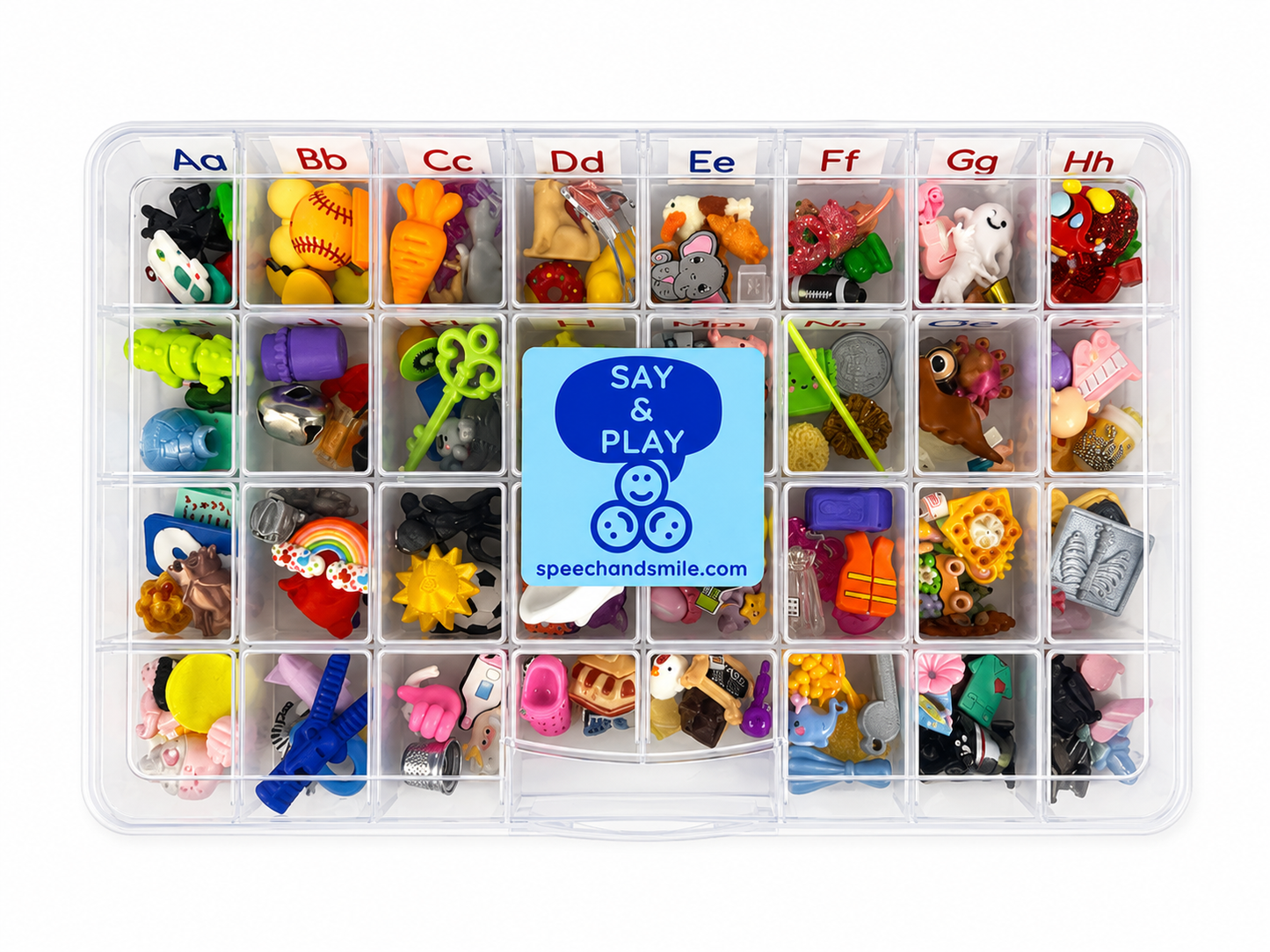 Alphabet Mini Objects Phonics & Digraph Kit | Speech Therapy Set