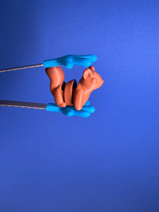 Mini squirrel – Twisty Mini Object for Speech Therapy & Alphabet Trinket Activities | 3D Printed | Talkets™