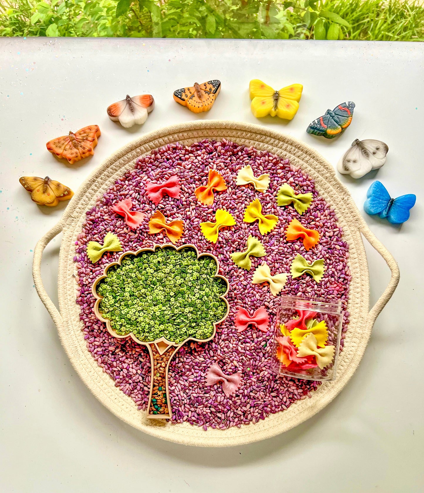 Lavender Fields Sensory Bin Filler - Lavender Scented Sensory Play Calming Tool