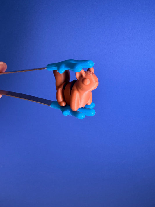 Mini squirrel – Twisty Mini Object for Speech Therapy & Alphabet Trinket Activities | 3D Printed | Talkets™