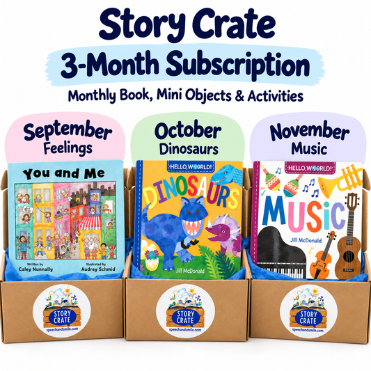 3-Month Subscription – Themed Monthly Book, Mini Objects & Activities