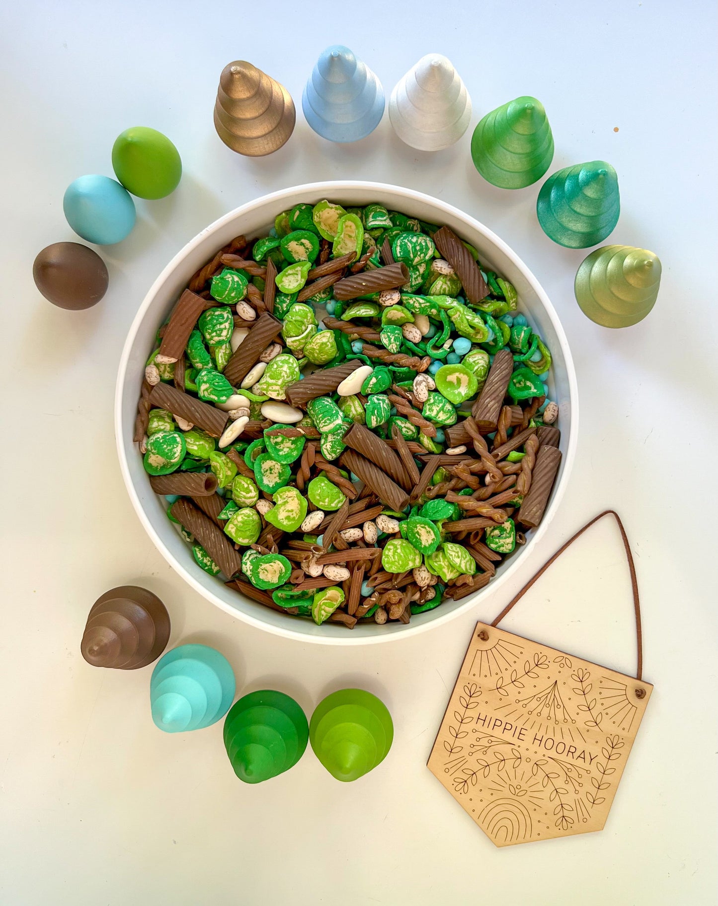 Build a Nest Sensory Bin Filler - Nature theme Play Bird Set up