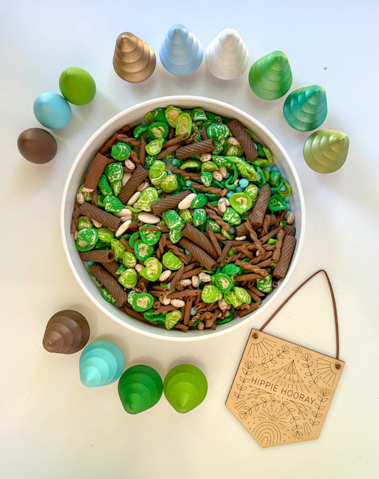 Build a Nest Sensory Bin Filler - Nature theme Play Bird Set up