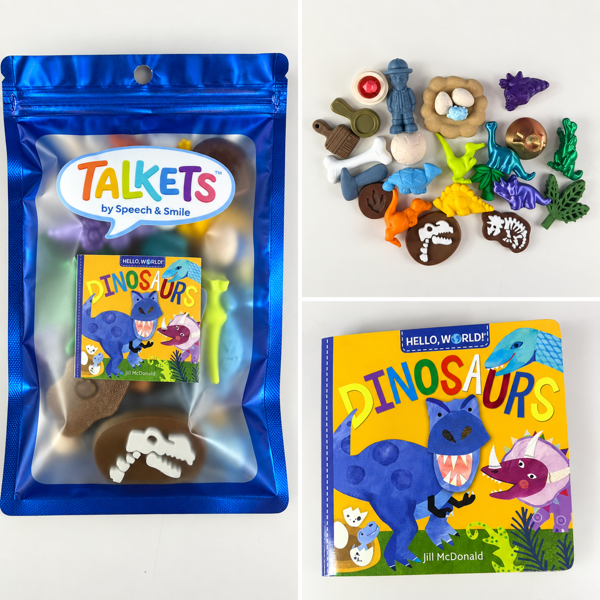 DINOSAUR  Story Prop Set | Mini  Story Objects | Dino Theme Speech Therapy  Mini Objects