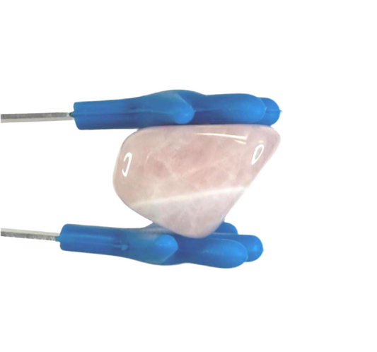 Rose Quartz Stone – Polished Quartz – Alphabet Objects Letter Q – Speech Therapy Mini Objects