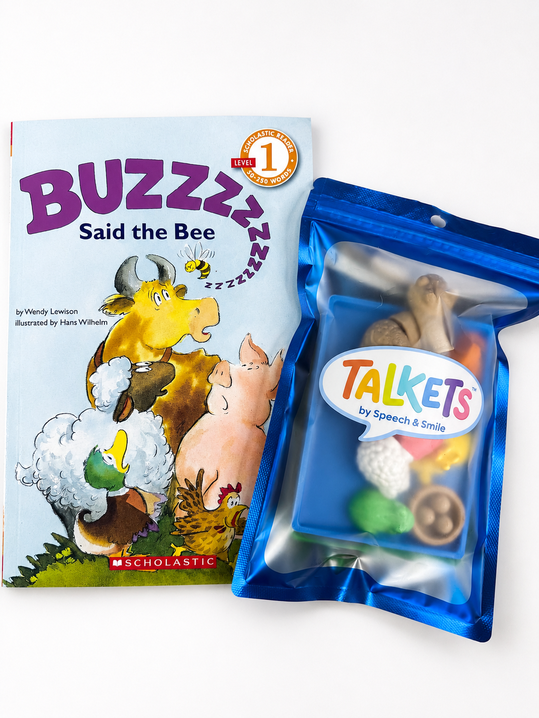 Buzz Said the Bee Story Prop Set | Mini  Story Objects | Speech Therapy Story Retell Props Talkets™ Mini Objects