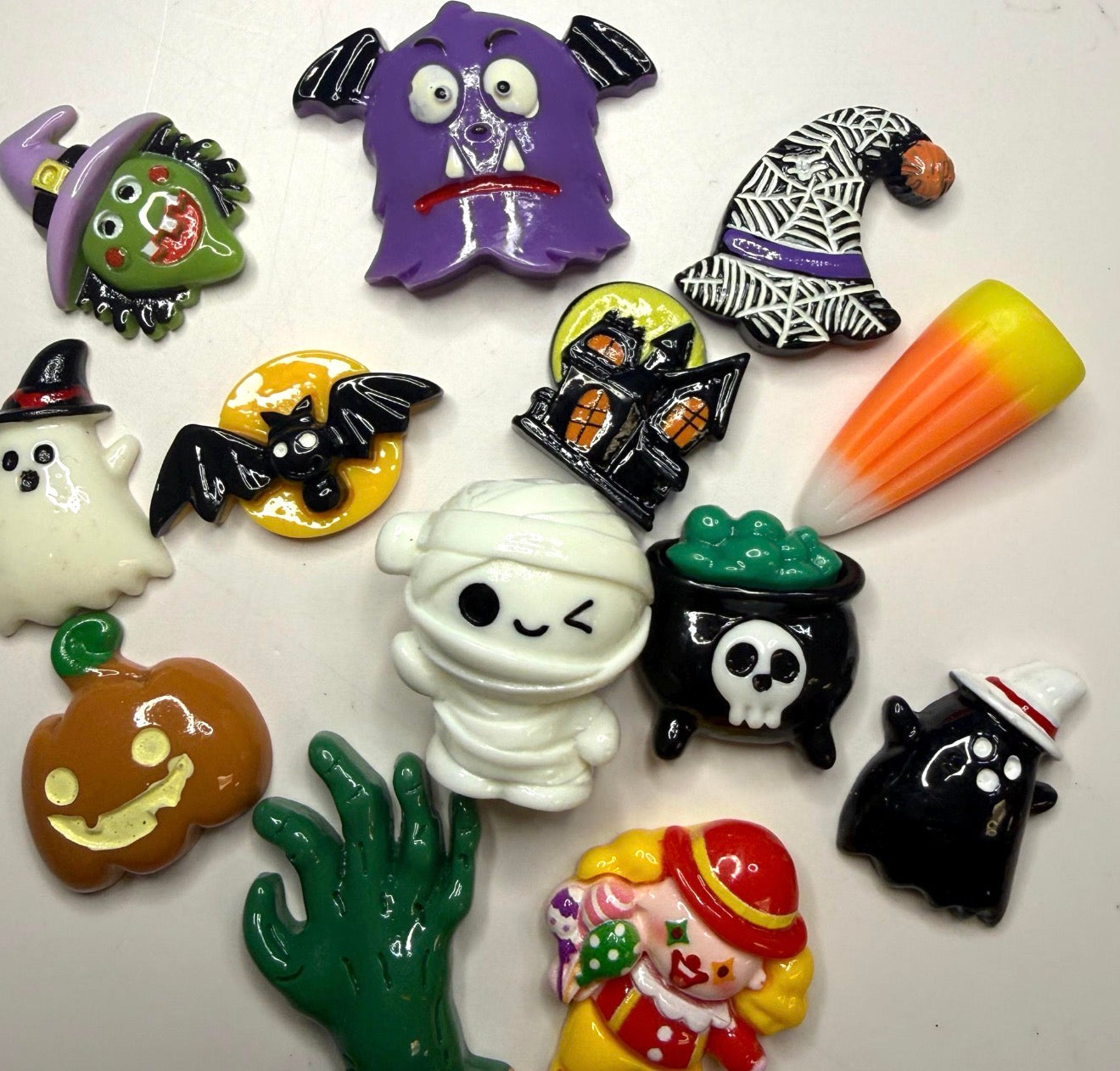 Halloween Mini  Trinkets – 13 Piece Set | Mini Objects for Crafts, Sensory Bins & Speech Therapy
