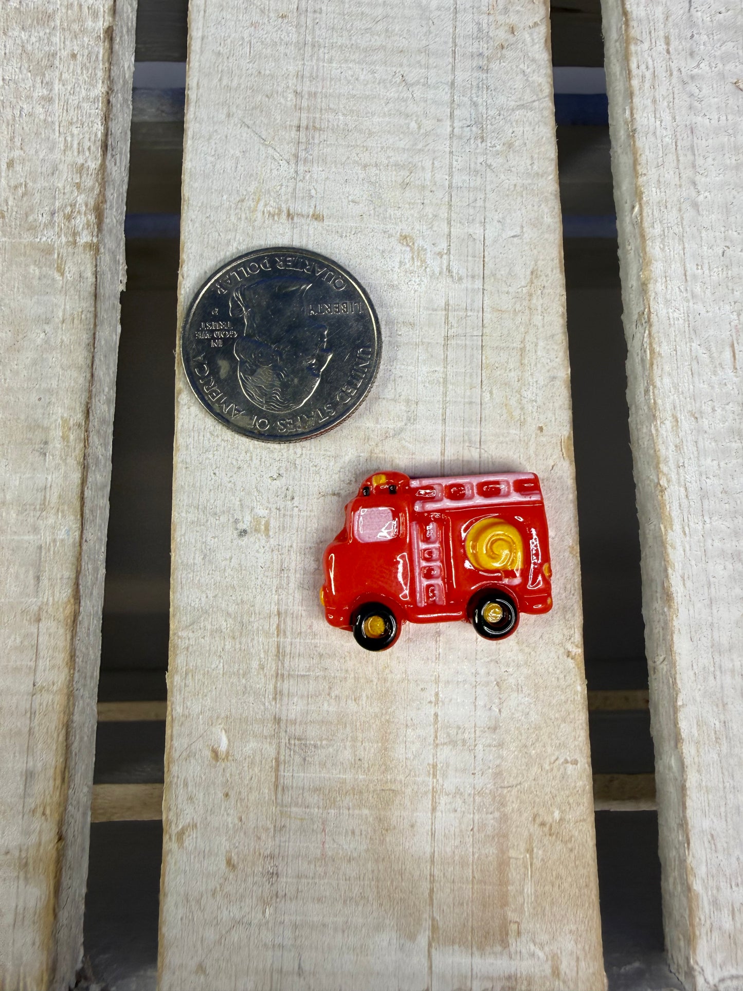 Miniature Fire Truck Trinket - Mini Objects speech therapy