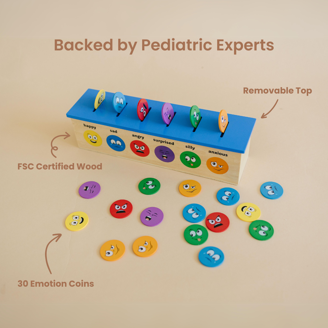 Emotions Coin Drop Game Learn Emotions Speech Therapy Activity