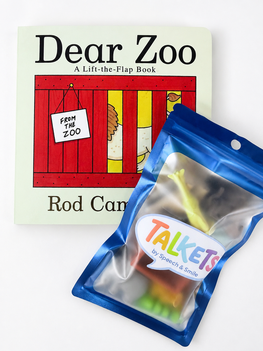 Dear Zoo Story Prop Set | Mini Animal Story Objects | Speech Therapy Story Retell Props Talkets™ Mini Objects