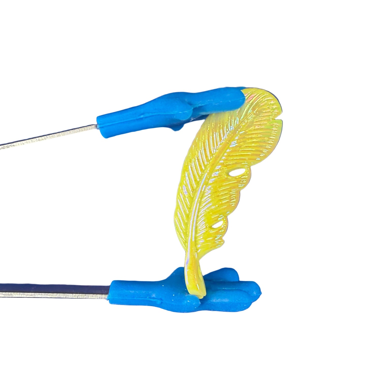 Miniature Feather Trinket Acrylic Feather Charm Speech Therapy Mini Objects Voiced TH Sound