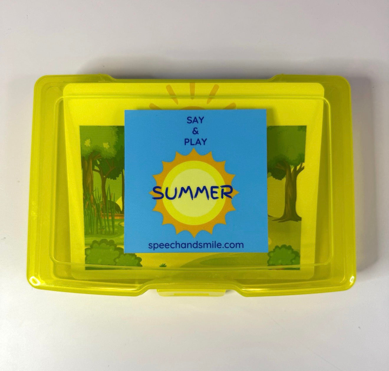 Summer Theme Trinket Set - Minis for Speech Therapy - Say & Play Mini Objects™