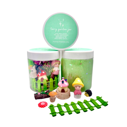 Fairy Garden Playdough Sensory Toy Kit Special Edition Jar