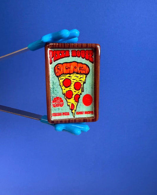 Pizza House Mini Sign | Mini Pizza Shop | Community Theme Mini Objects Speech Therapy