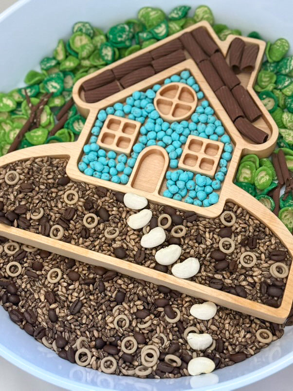 Build a Nest Sensory Bin Filler - Nature theme Play Bird Set up