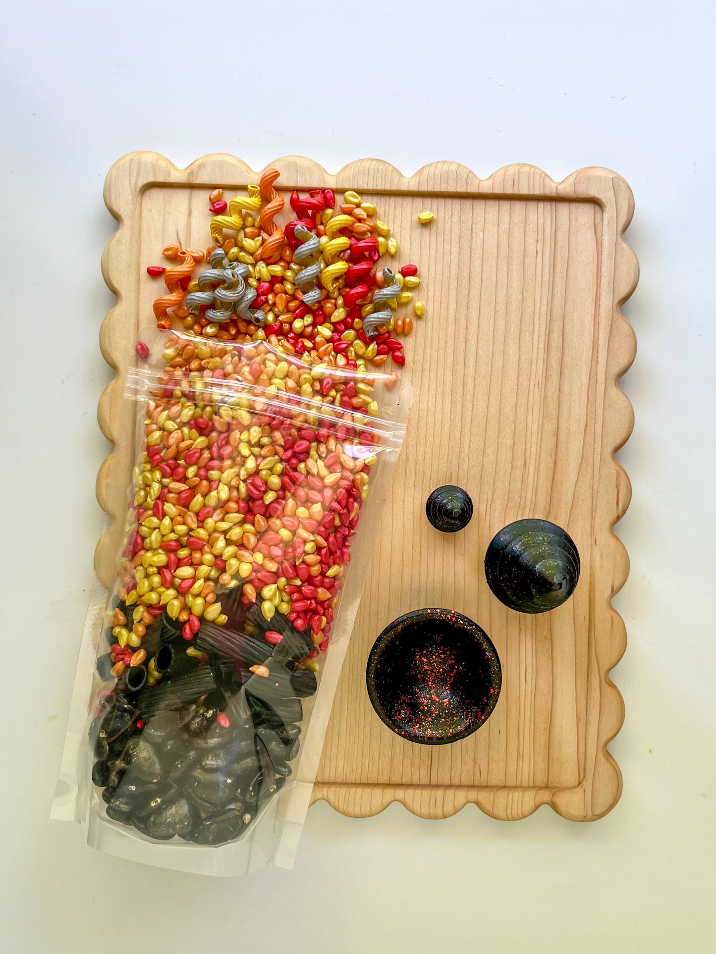 Build a Volcano Sensory Bin Filler Volcano Theme Play Mini Objects