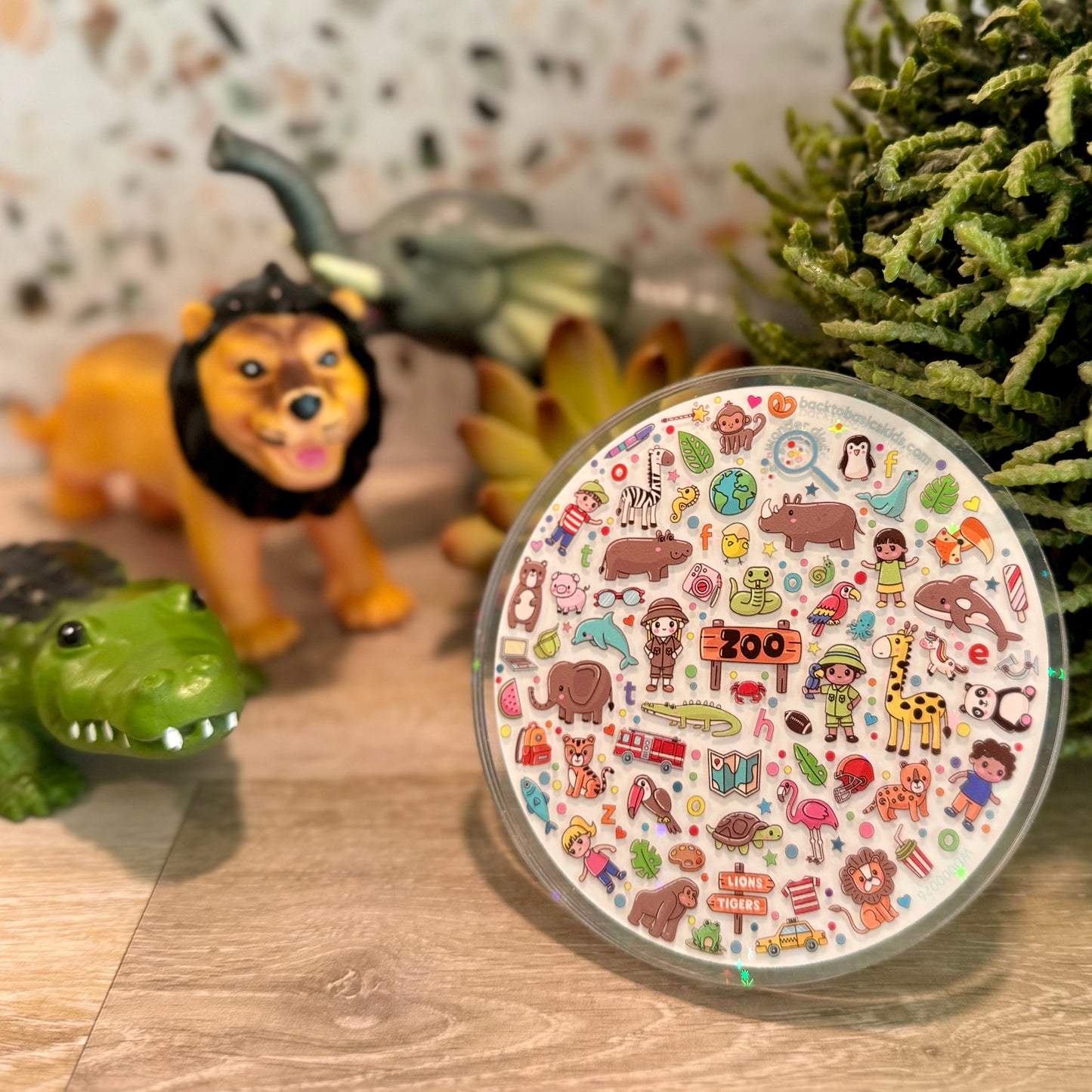 Off to the Zoo Wonder Disc Zoo Theme Speech Therapy