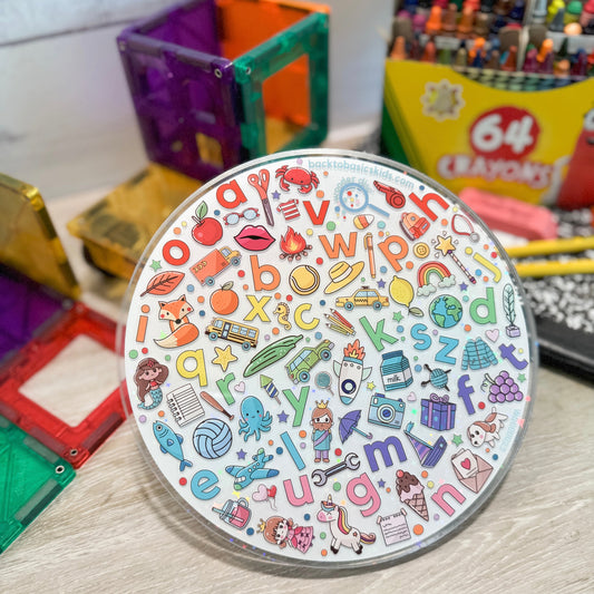 Super Alphabet Wonder Disc Alphabet I Spy Speech Therapy Beginning Sounds Activity