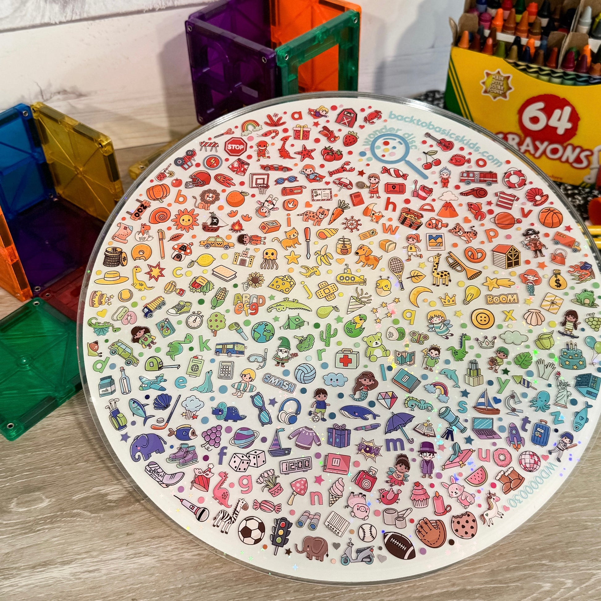 Jumbo Wonder Disc Large I Spy Circle Group Activity Speech Therapy