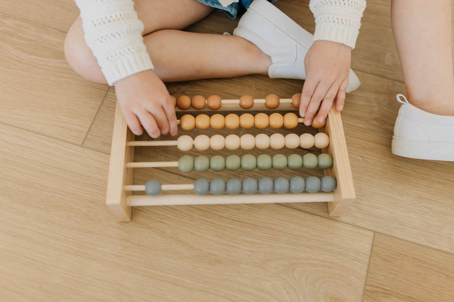 Neutral Wooden Abacus - Articulation Data Tracker!