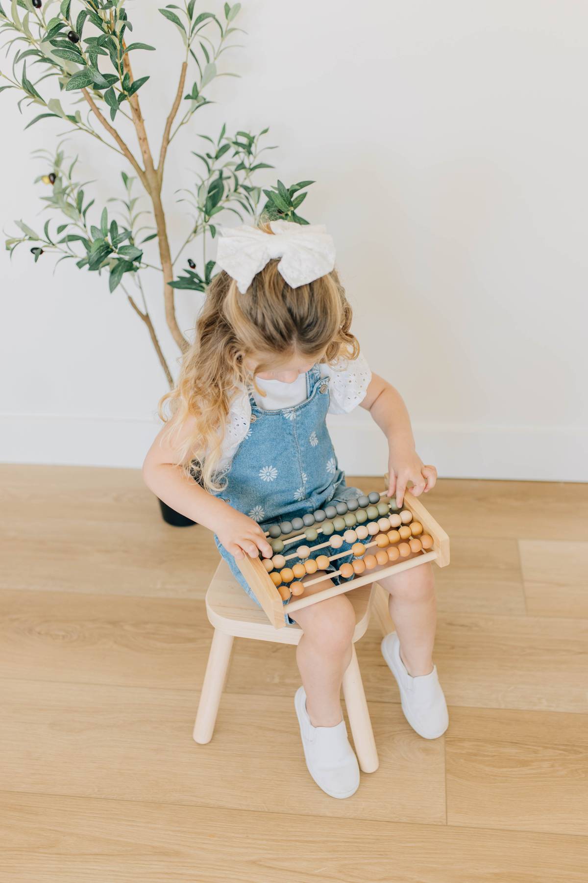 Neutral Wooden Abacus - Articulation Data Tracker!