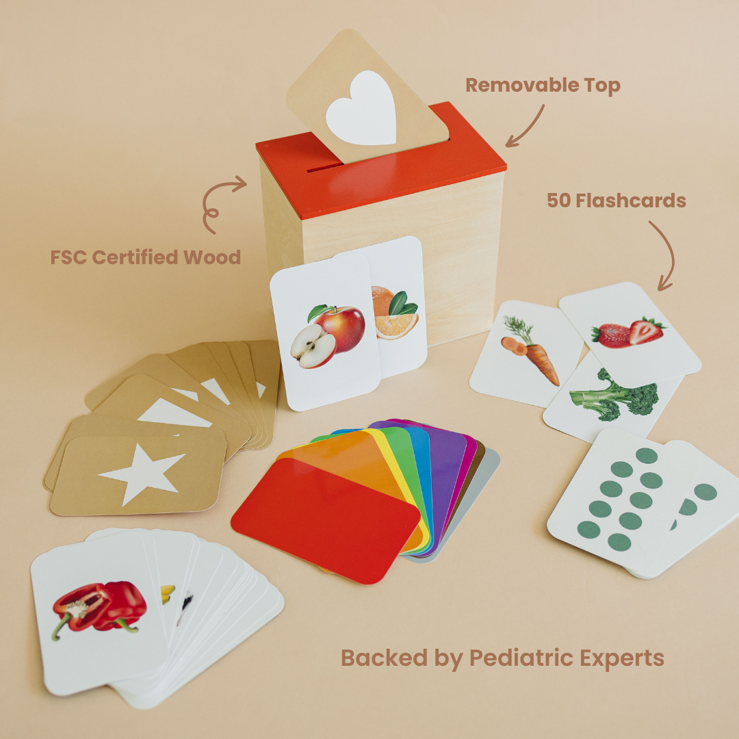 Preschool Concept Activity Learn & Drop Box with Cards