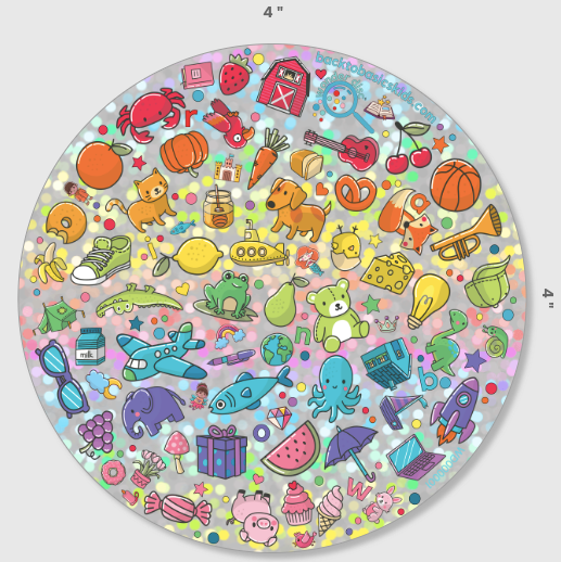 Wonder Stickers I Spy Theme Stickers