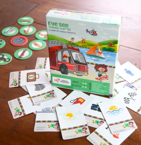 Transportation Theme Game - Eye See-Vehicles Game - Speech Therapy Activity - I Spy