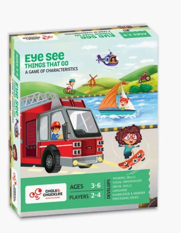 Transportation Theme Game - Eye See-Vehicles Game - Speech Therapy Activity - I Spy