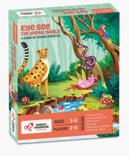 Animal Theme Game - Eye See Animals Game - Speech Therapy Activity - I Spy Animal Characteristics