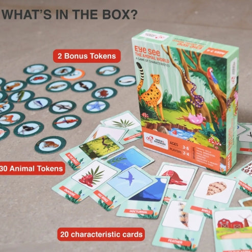Animal Theme Game - Eye See Animals Game - Speech Therapy Activity - I Spy Animal Characteristics